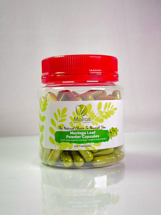 Moringa Leaf Powder Capsules